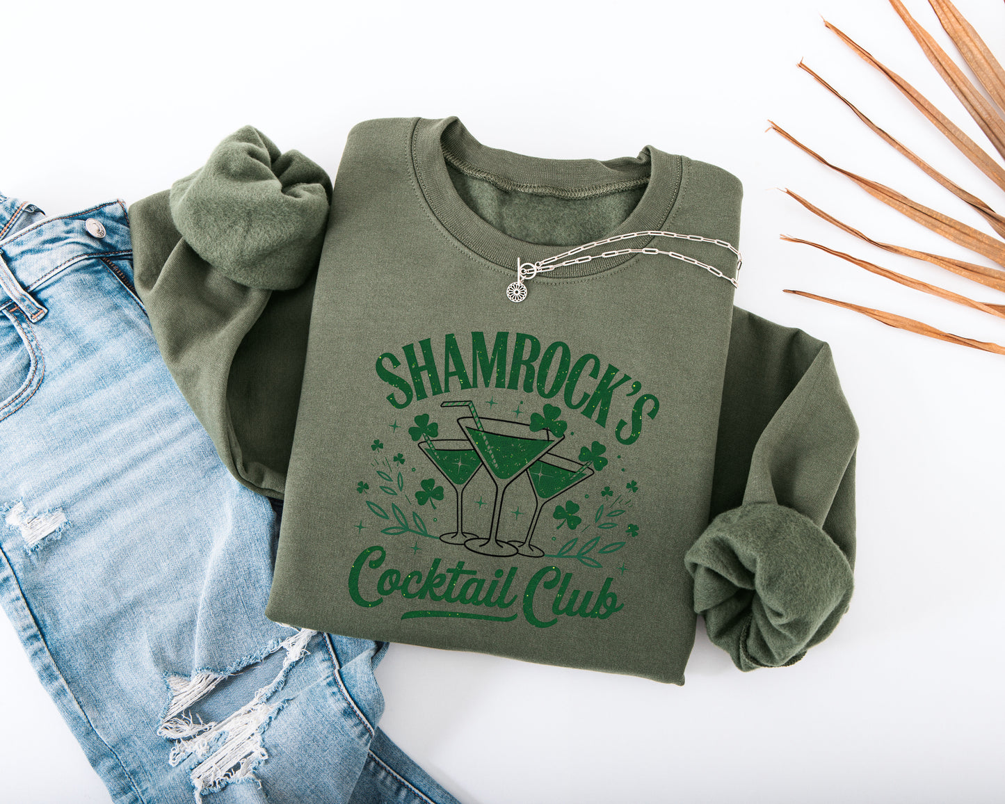 Shamrock's Cocktail Club Adult Sweatshirt