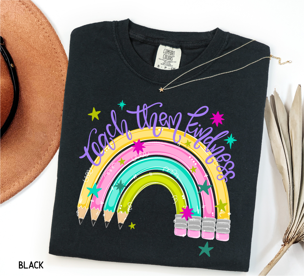Teach Them Kindness Adult Comfort Colors T-Shirt