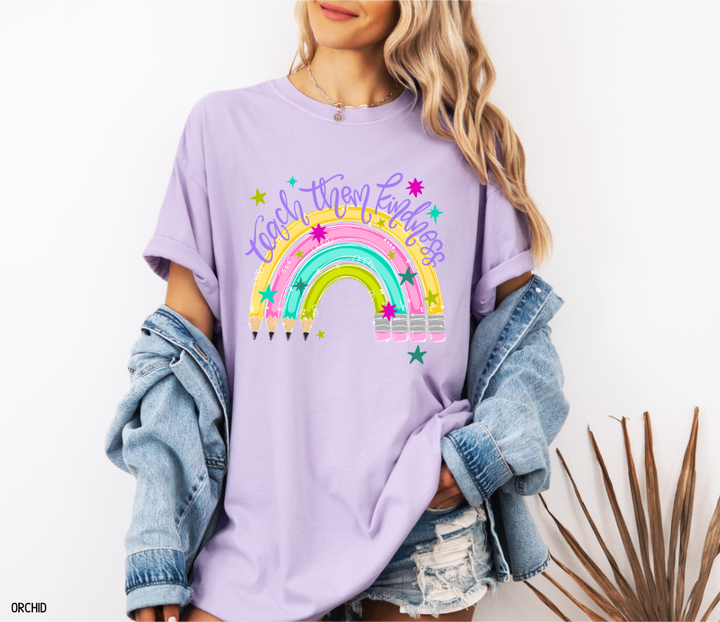 Teach Them Kindness Adult Comfort Colors T-Shirt