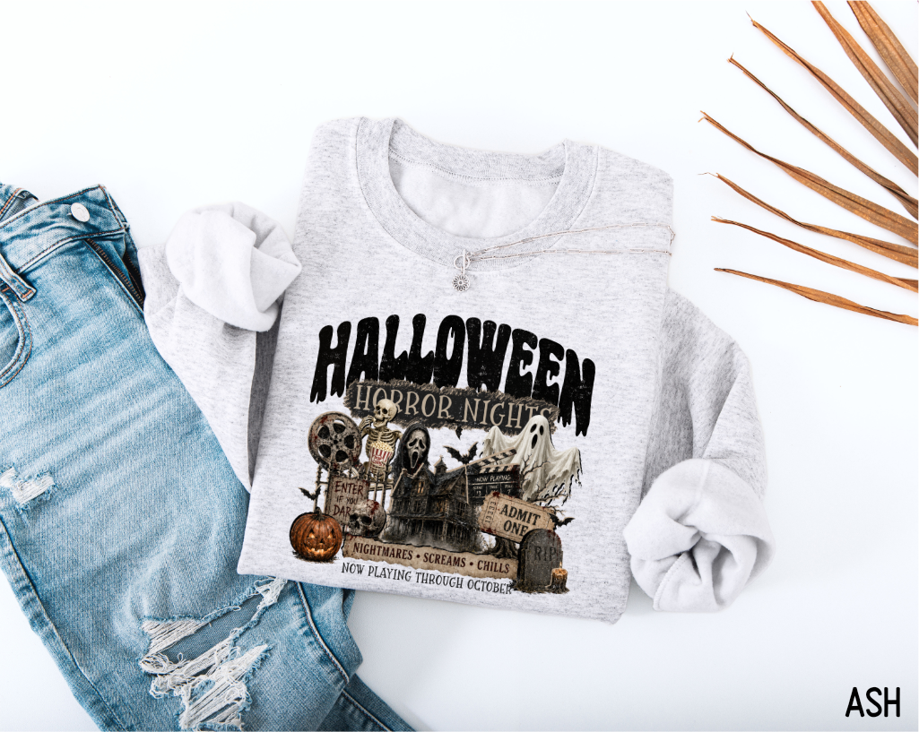 Halloween Horror Movie Adult Sweatshirt