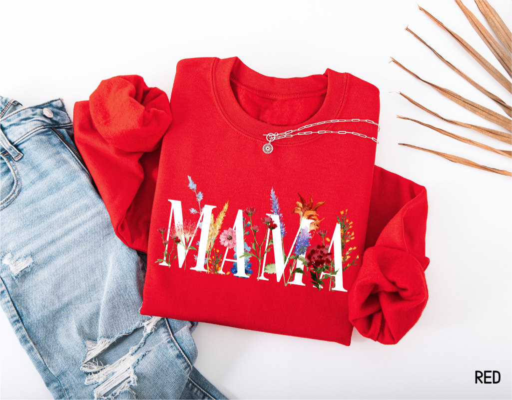 Wildflower Mama Adult Sweatshirt