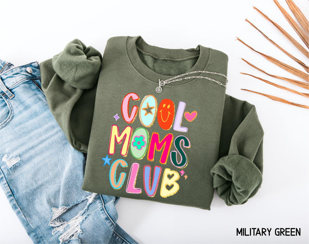 Cool Moms Club Adult Sweatshirt