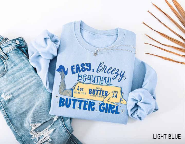 Butter Girl Adult Sweatshirt