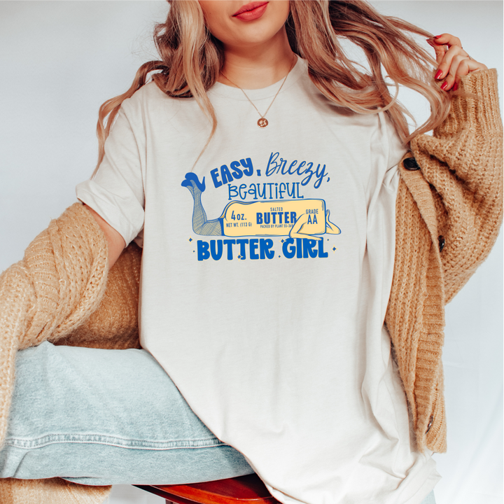 Butter Girl Adult T-shirt