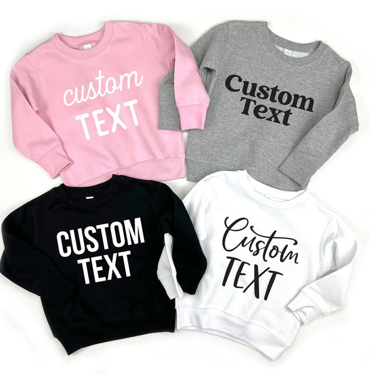 Custom Kids Sweatshirt