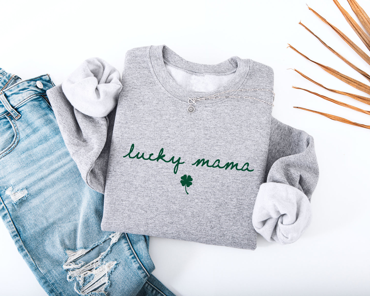 Lucky Mama Adult Sweatshirt
