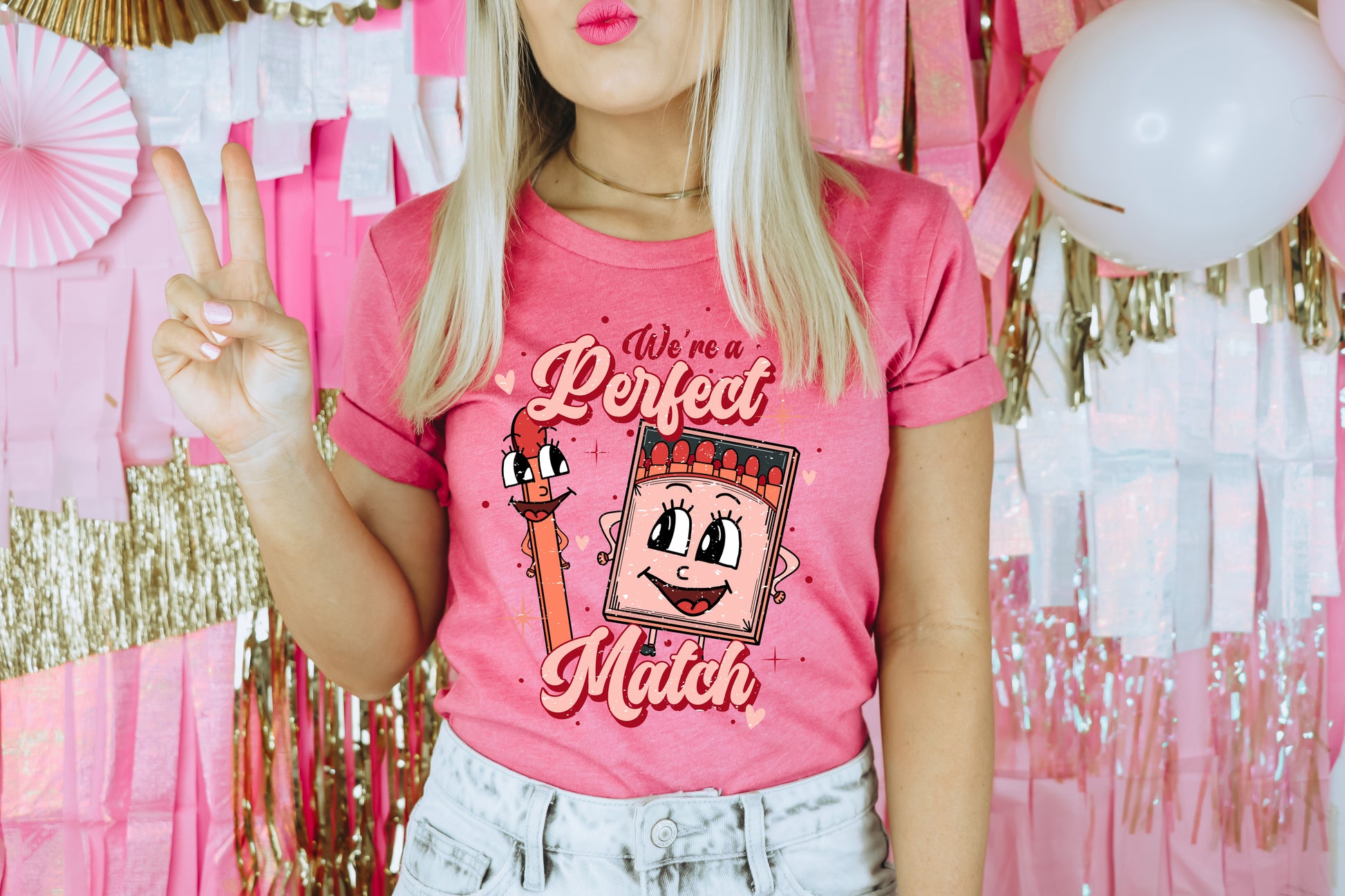 Perfect Match Adult T-shirt