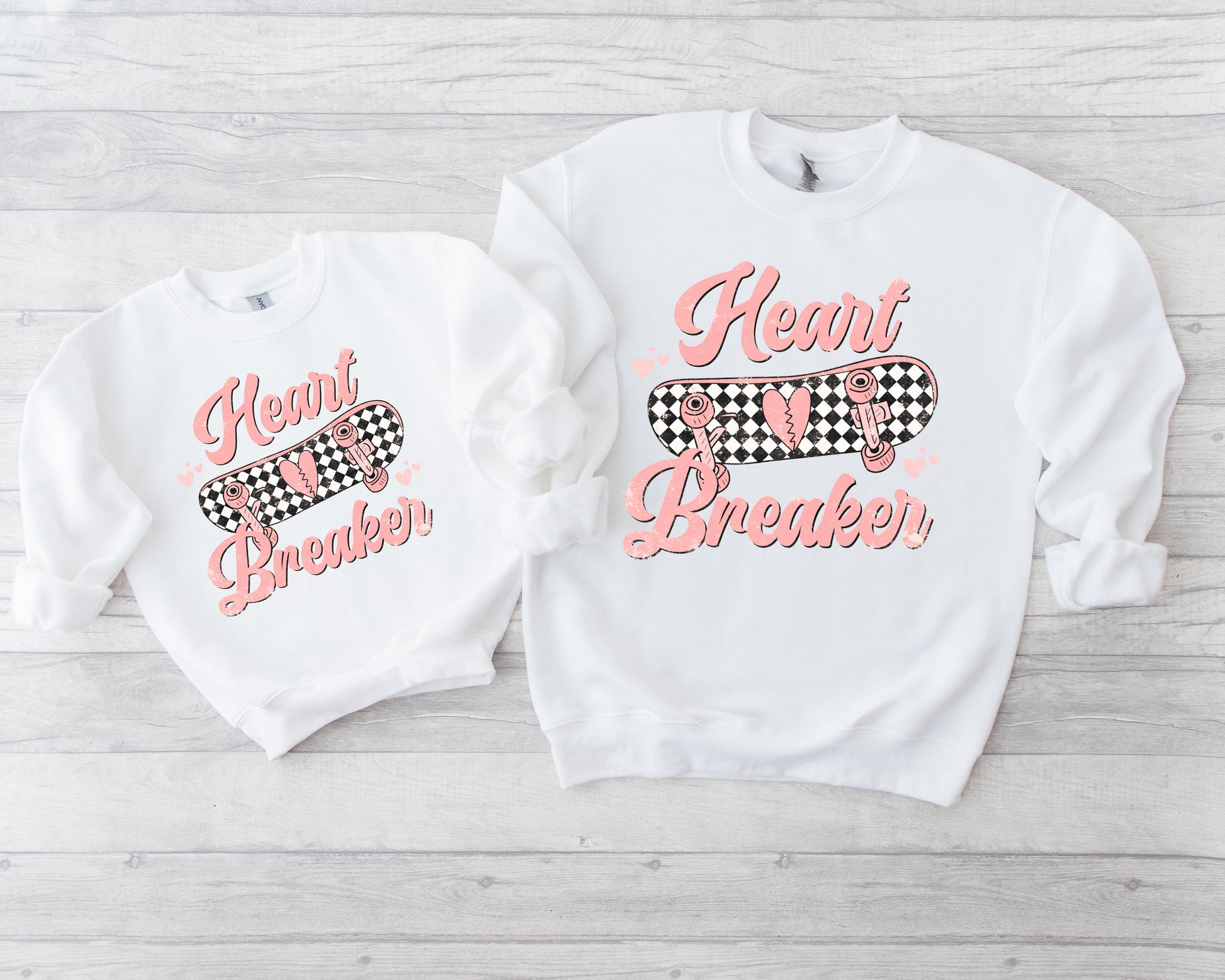 Skater Heart Breaker Kids Sweatshirt
