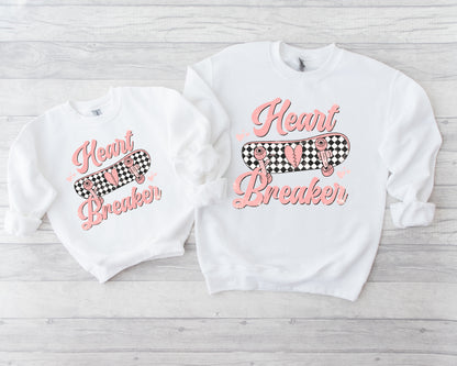 Skater Heart Breaker Kids Sweatshirt