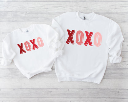 Distressed XOXO Kids Sweatshirt