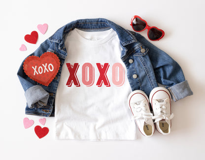 Distressed XOXO Kids T-shirt