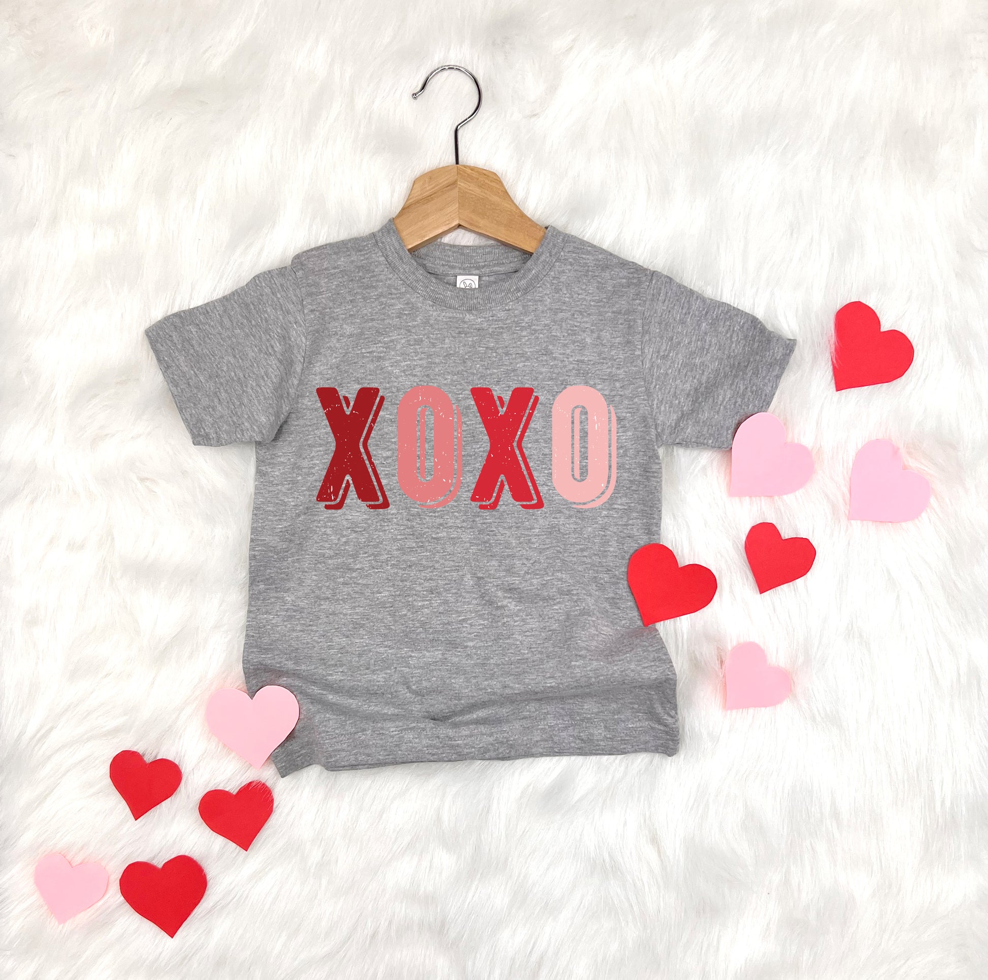Distressed XOXO Kids T-shirt