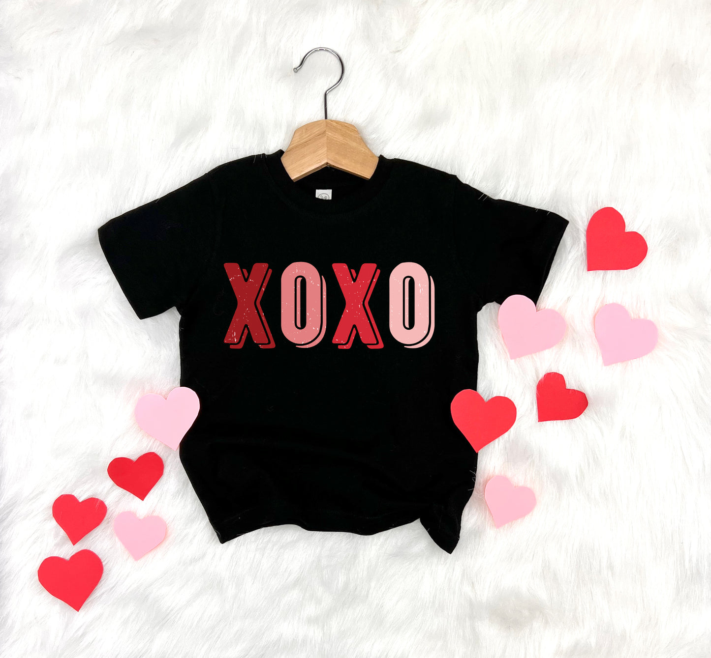 Distressed XOXO Kids T-shirt