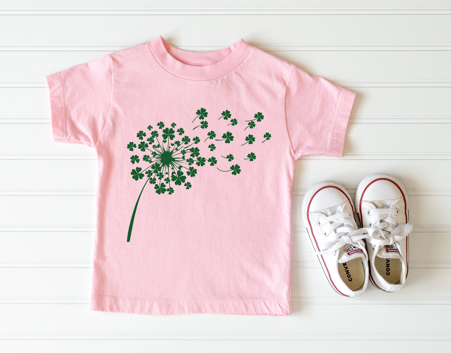 Shamrock Dandelion Kids T-shirt