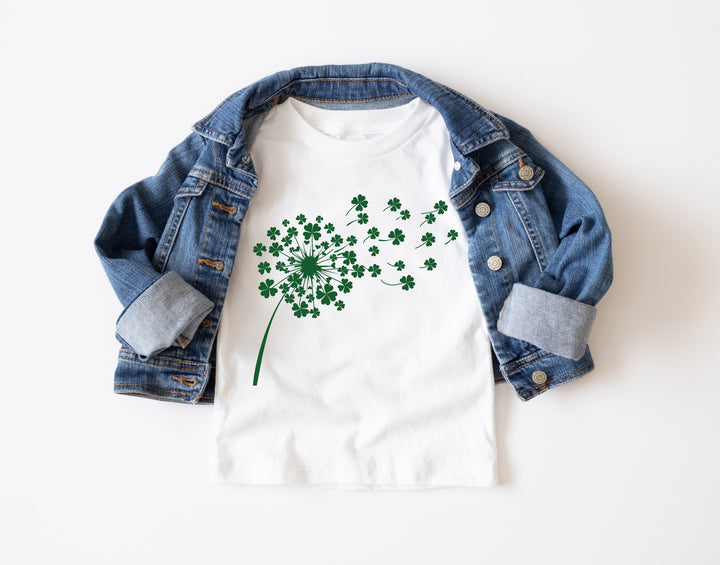Shamrock Dandelion Kids T-shirt