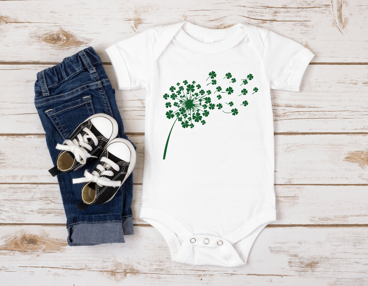 Shamrock Dandelion Infant Bodysuit