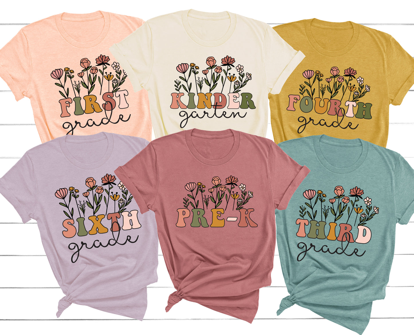 Wildflower (Choose Your Grade) Adult T-shirt