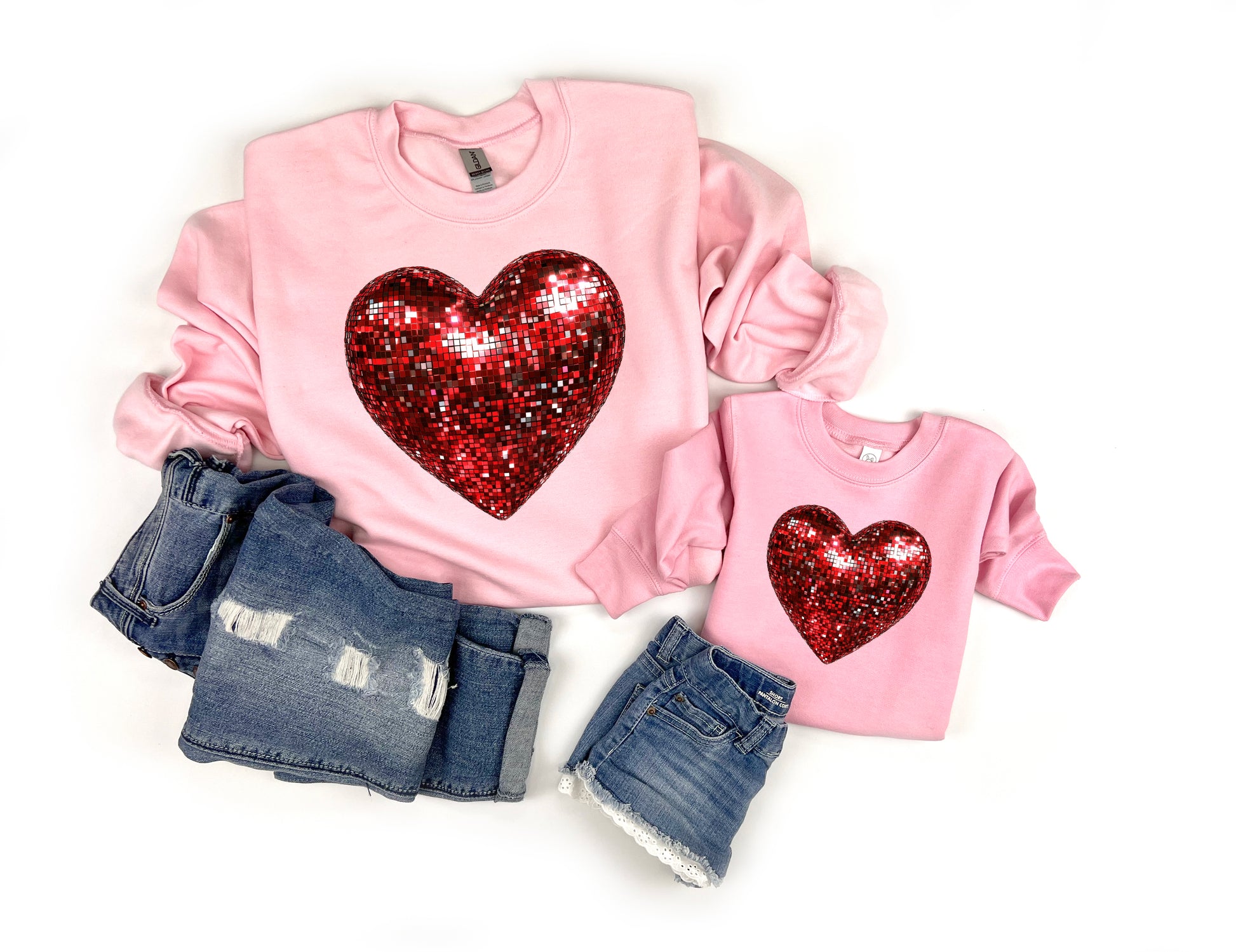 Disco Heart Kids Sweatshirt