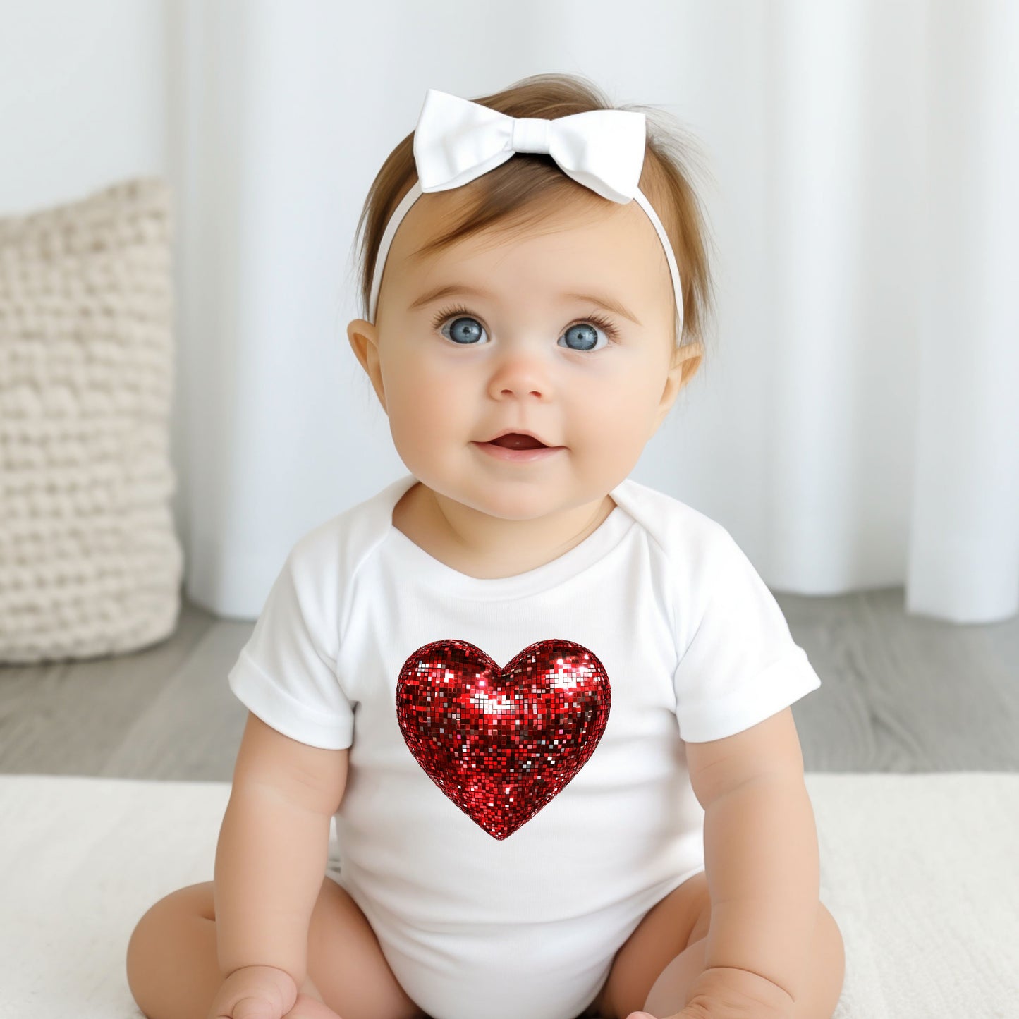 Disco Heart Infant Bodysuit