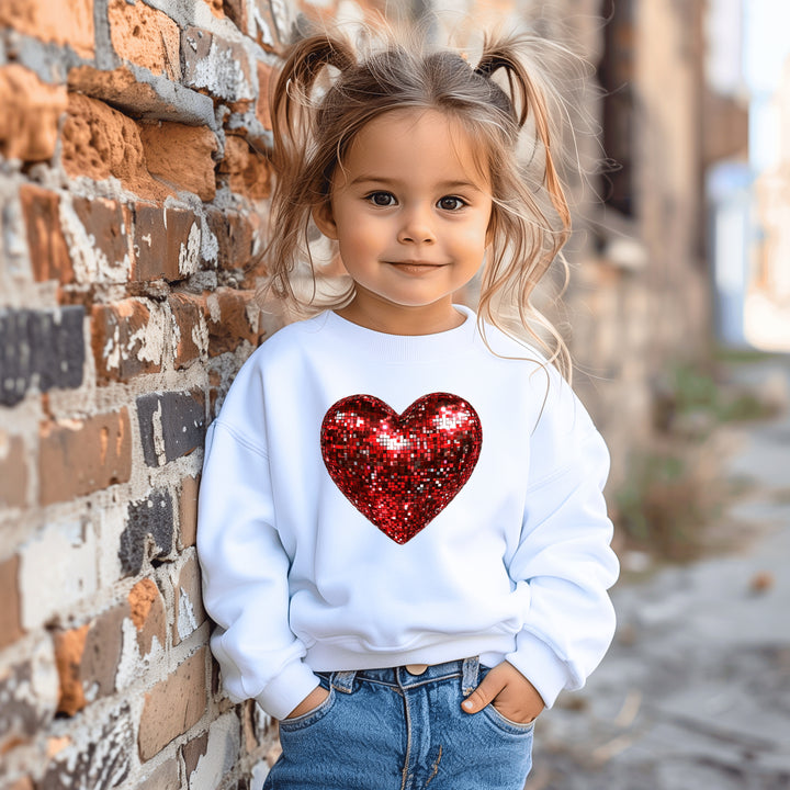 Disco Heart Kids Sweatshirt