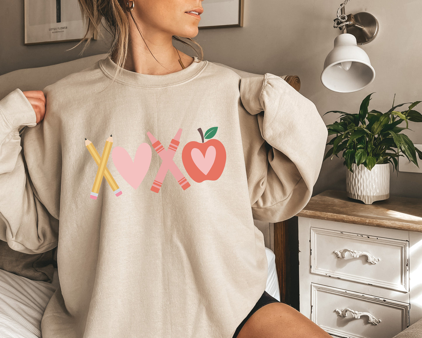 XOXO School Adult Sweatshirt