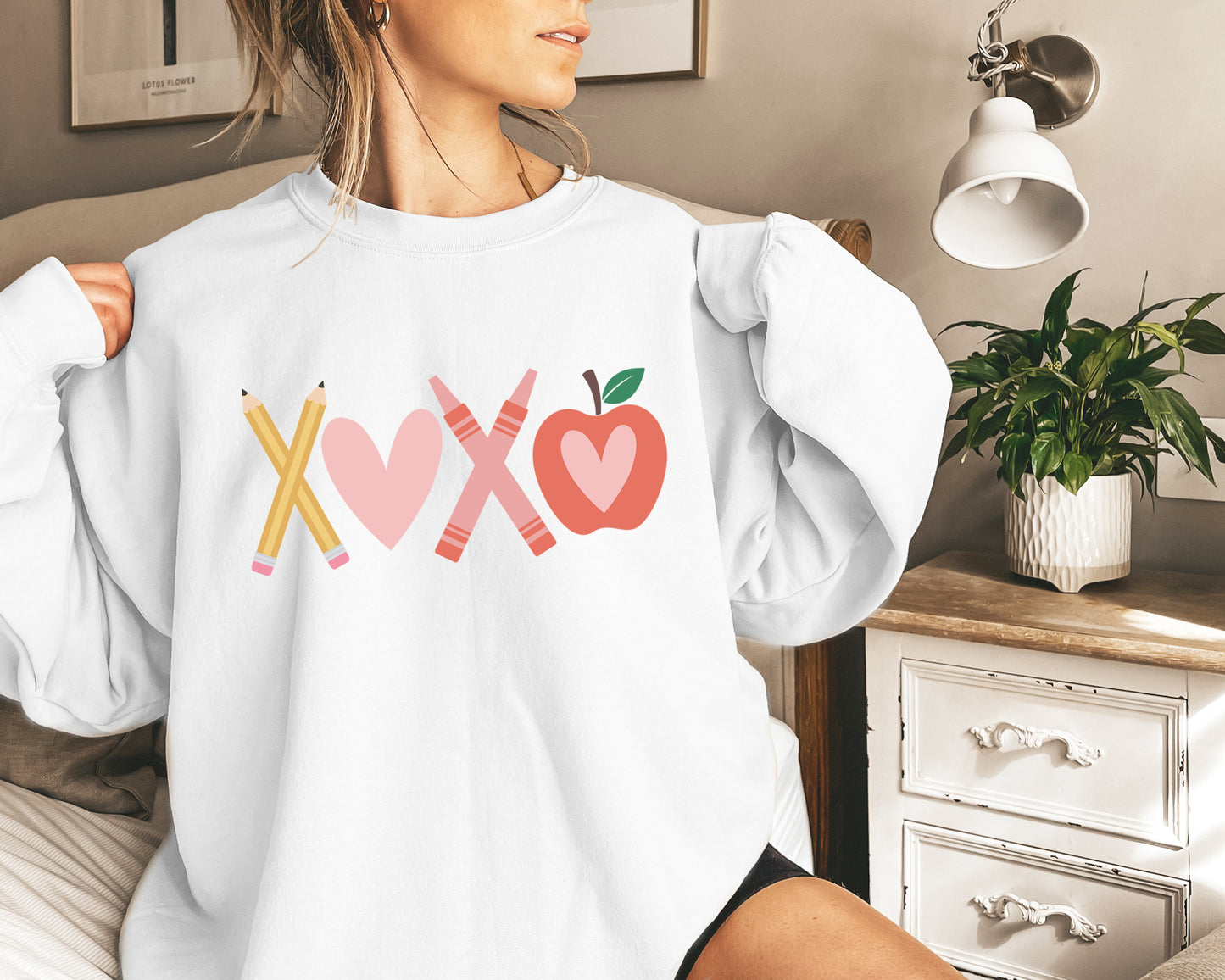 XOXO School Adult Sweatshirt