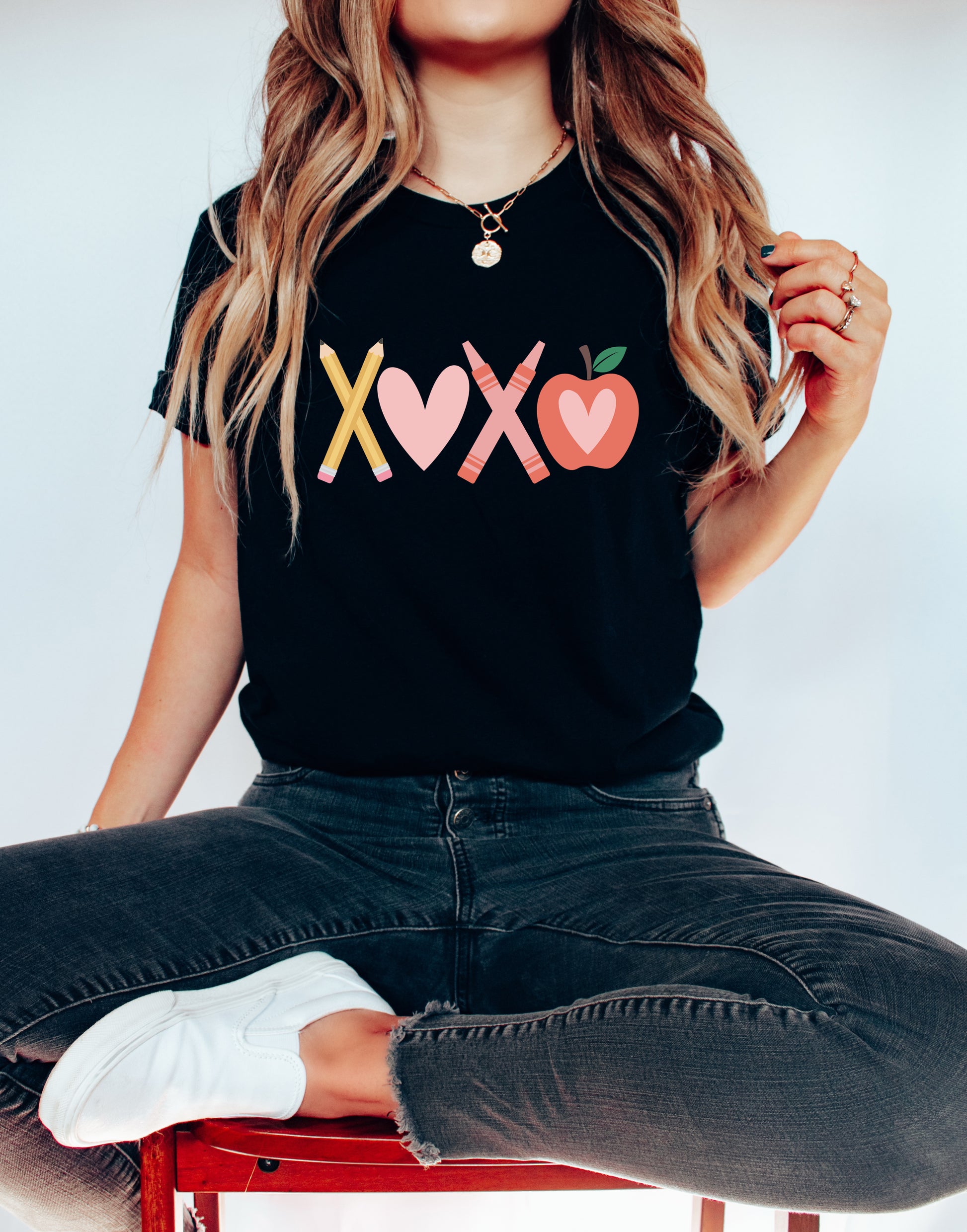 XOXO School Adult T-shirt
