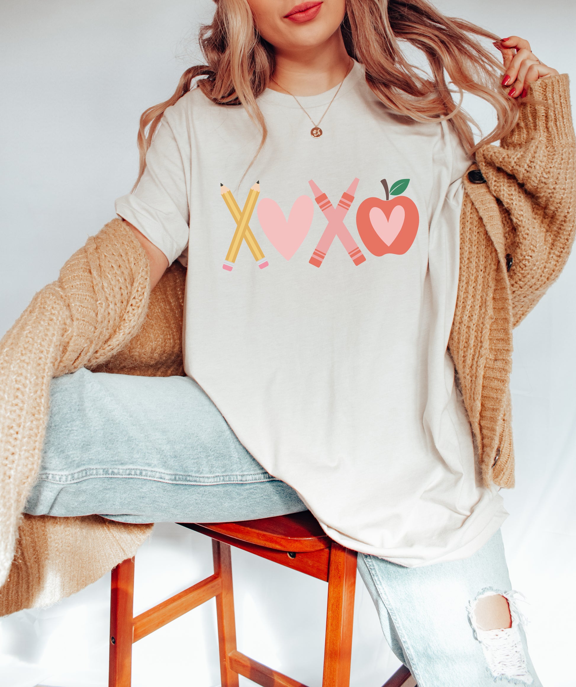 XOXO School Adult T-shirt