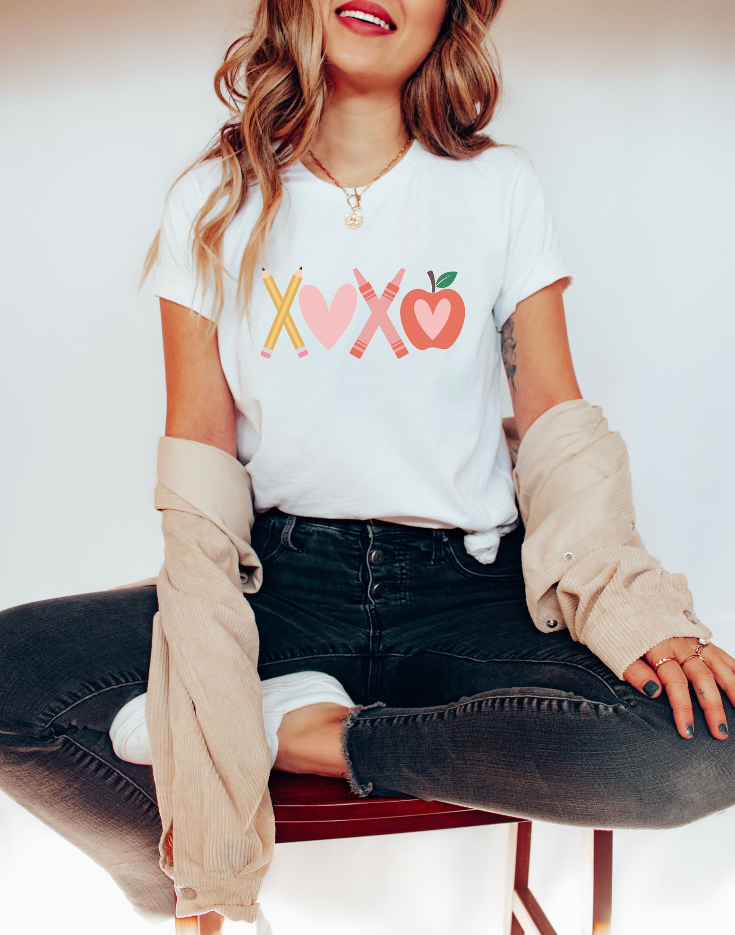 XOXO School Adult T-shirt
