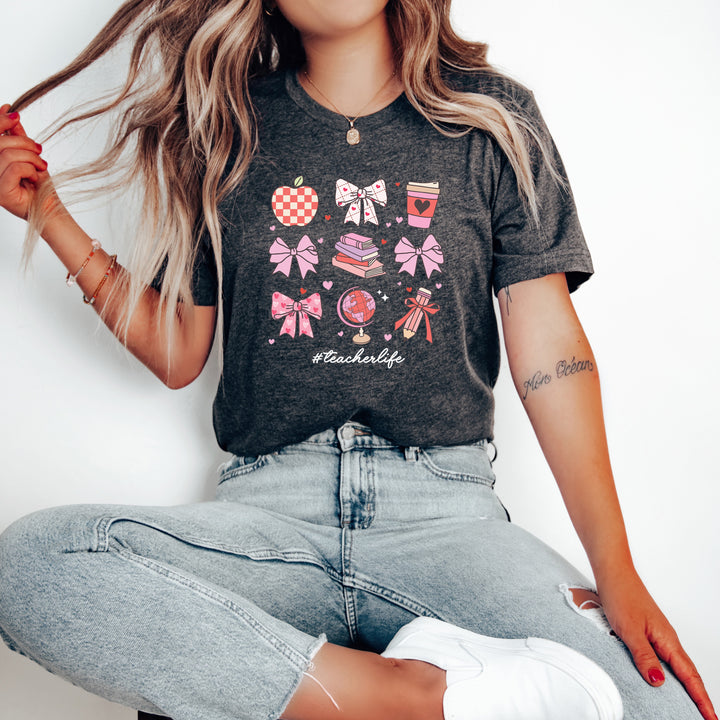 Loving Teacher Life Adult T-shirt