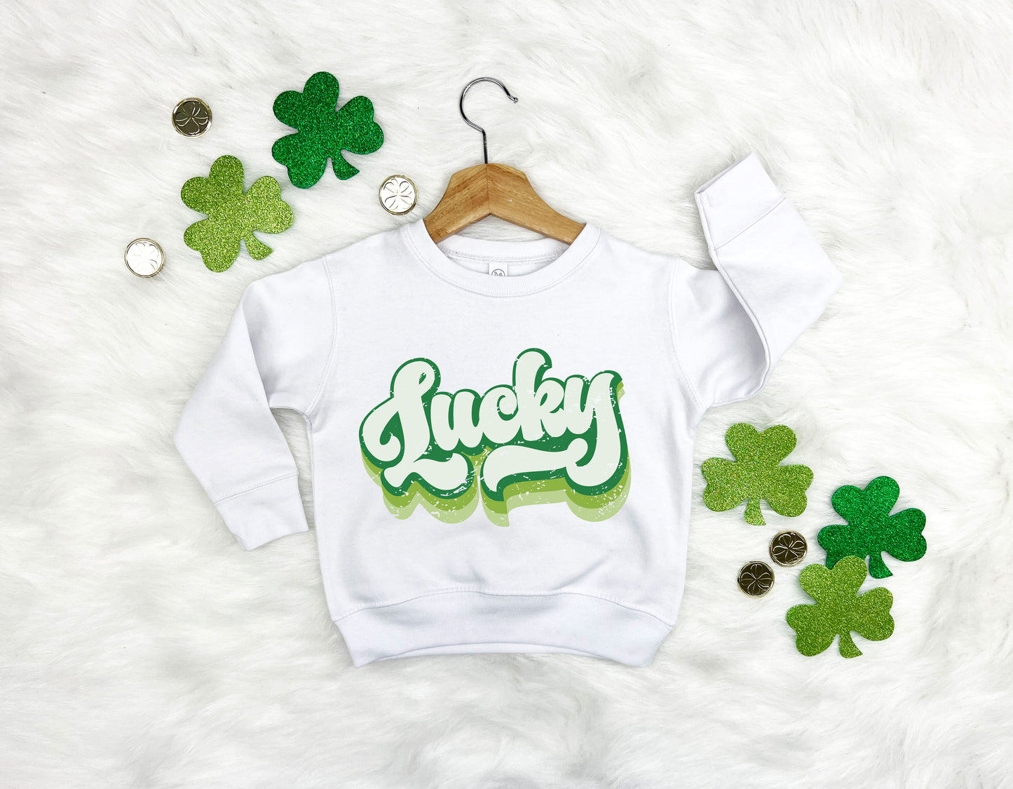 Retro Lucky Kids Sweatshirt