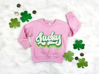 Retro Lucky Kids Sweatshirt