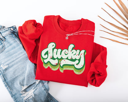 Retro Lucky Kids Sweatshirt