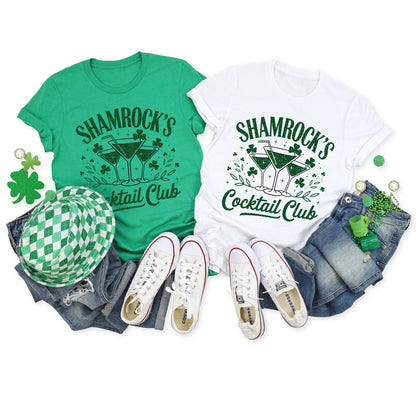 Shamrock's Cocktail Club Adult T-shirt