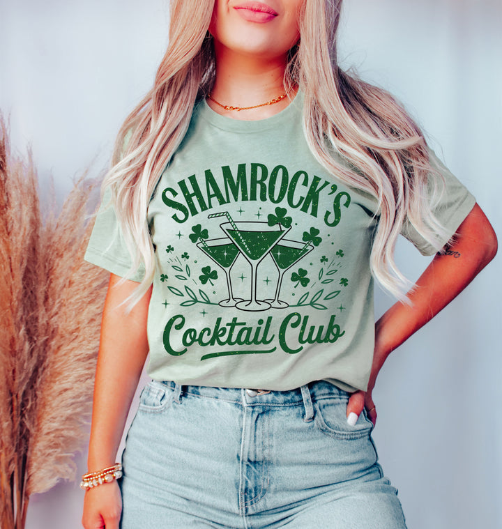 Shamrock's Cocktail Club Adult T-shirt