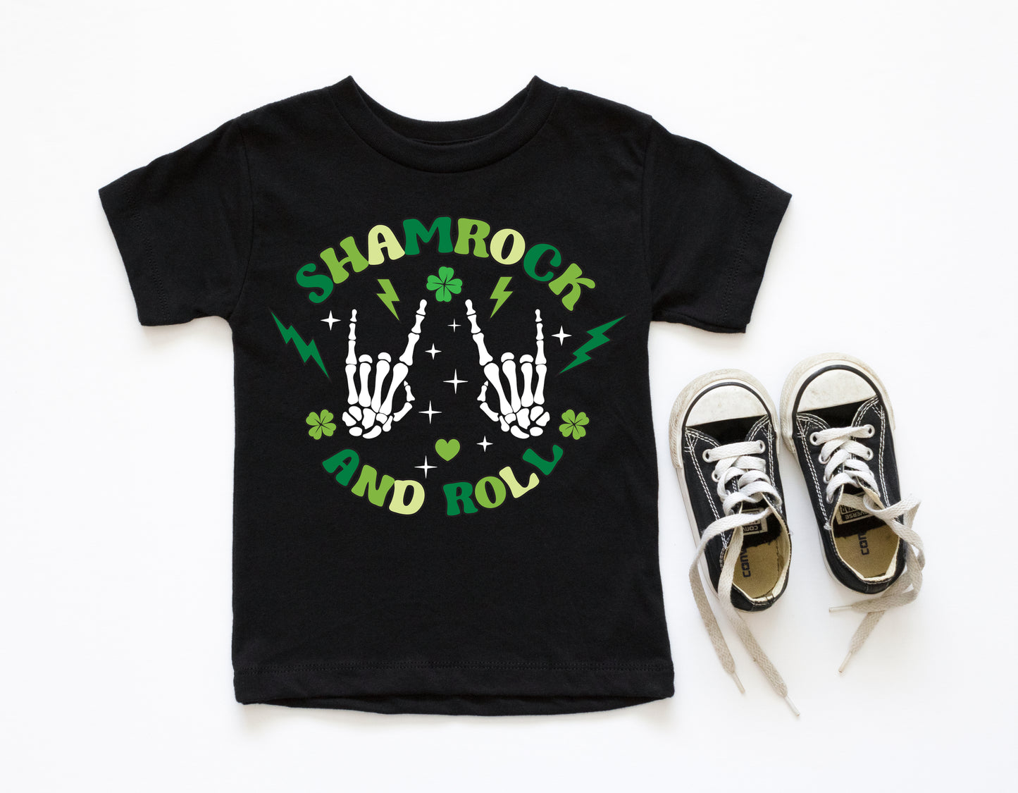 Shamrock and Roll Kids T-shirt