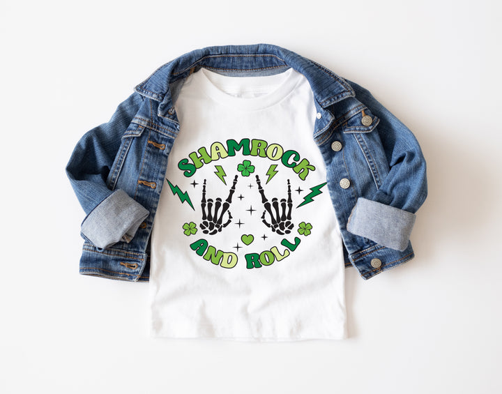 Shamrock and Roll Kids T-shirt