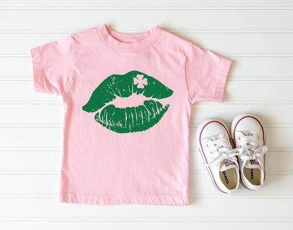 Shamrock Lips Kids T-shirt
