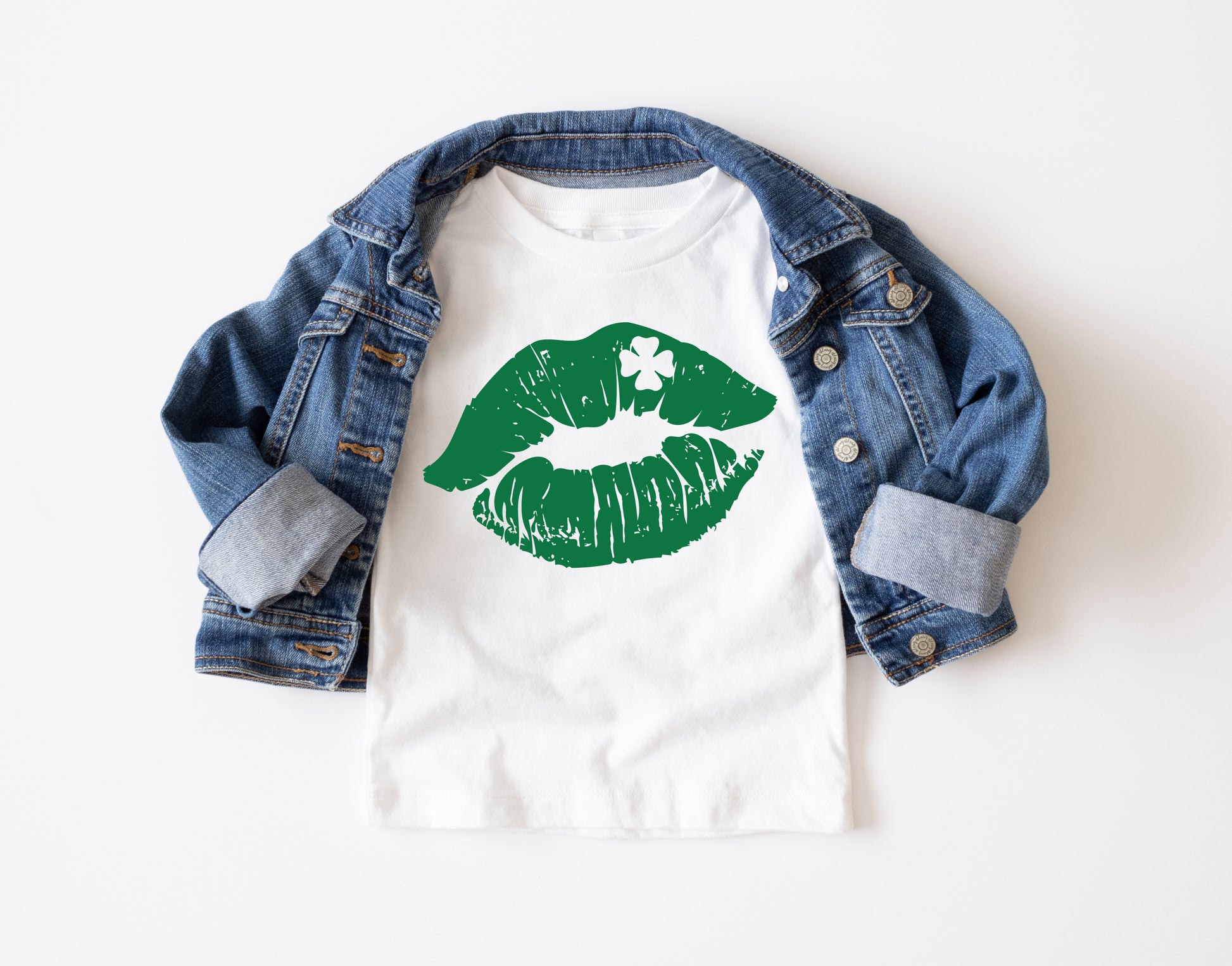 Shamrock Lips Kids T-shirt