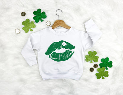 Shamrock Lips Kids Sweatshirt