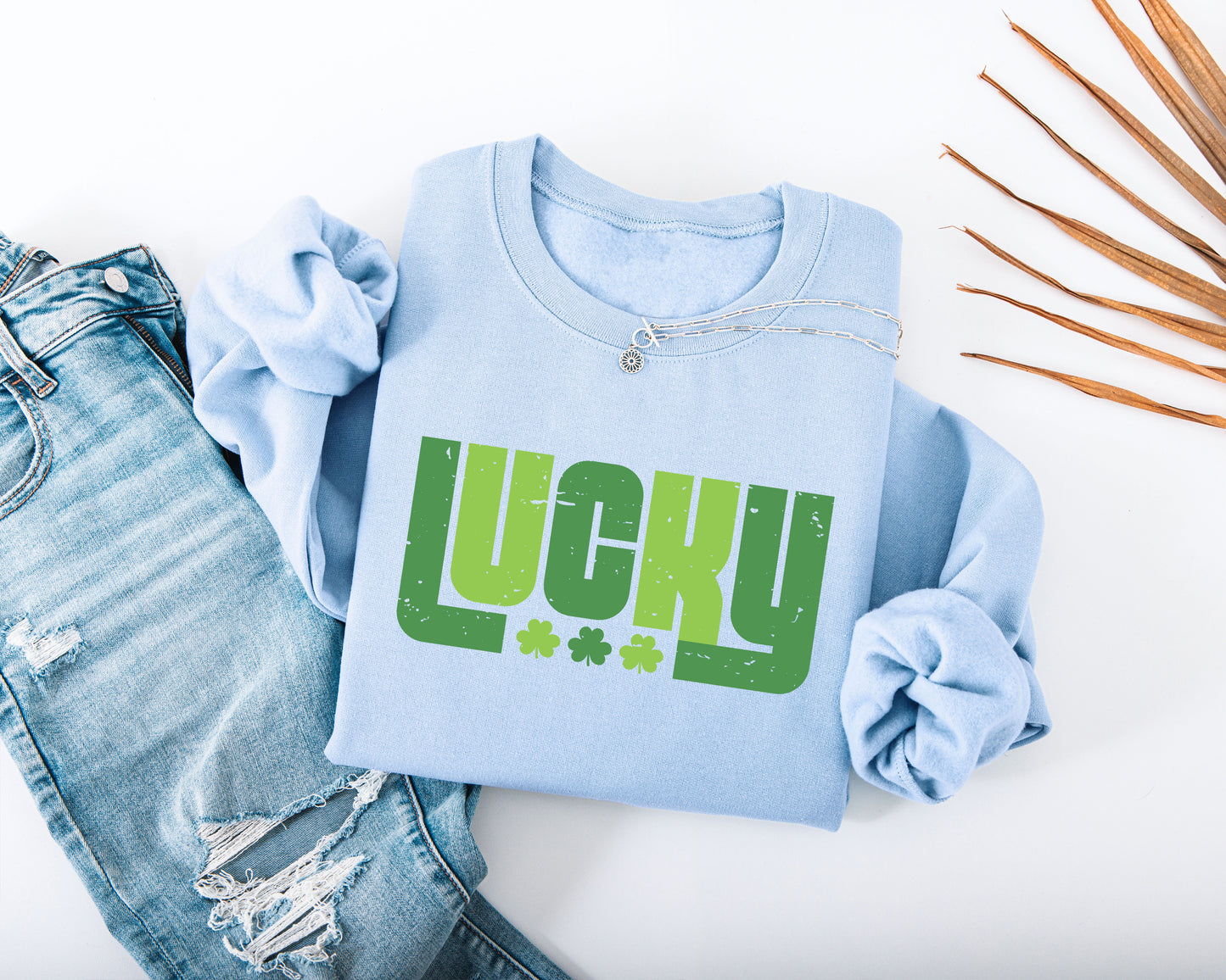 Lucky Adult Sweatshirt