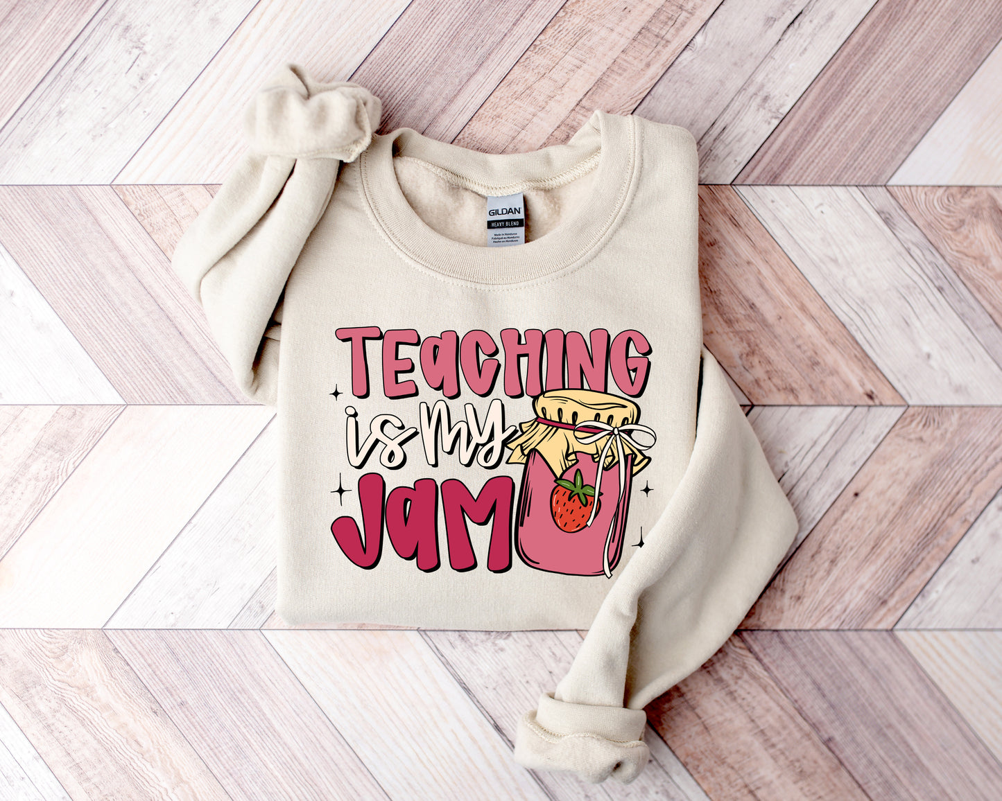 Teaching Is My Jam Adult Sweatshirt