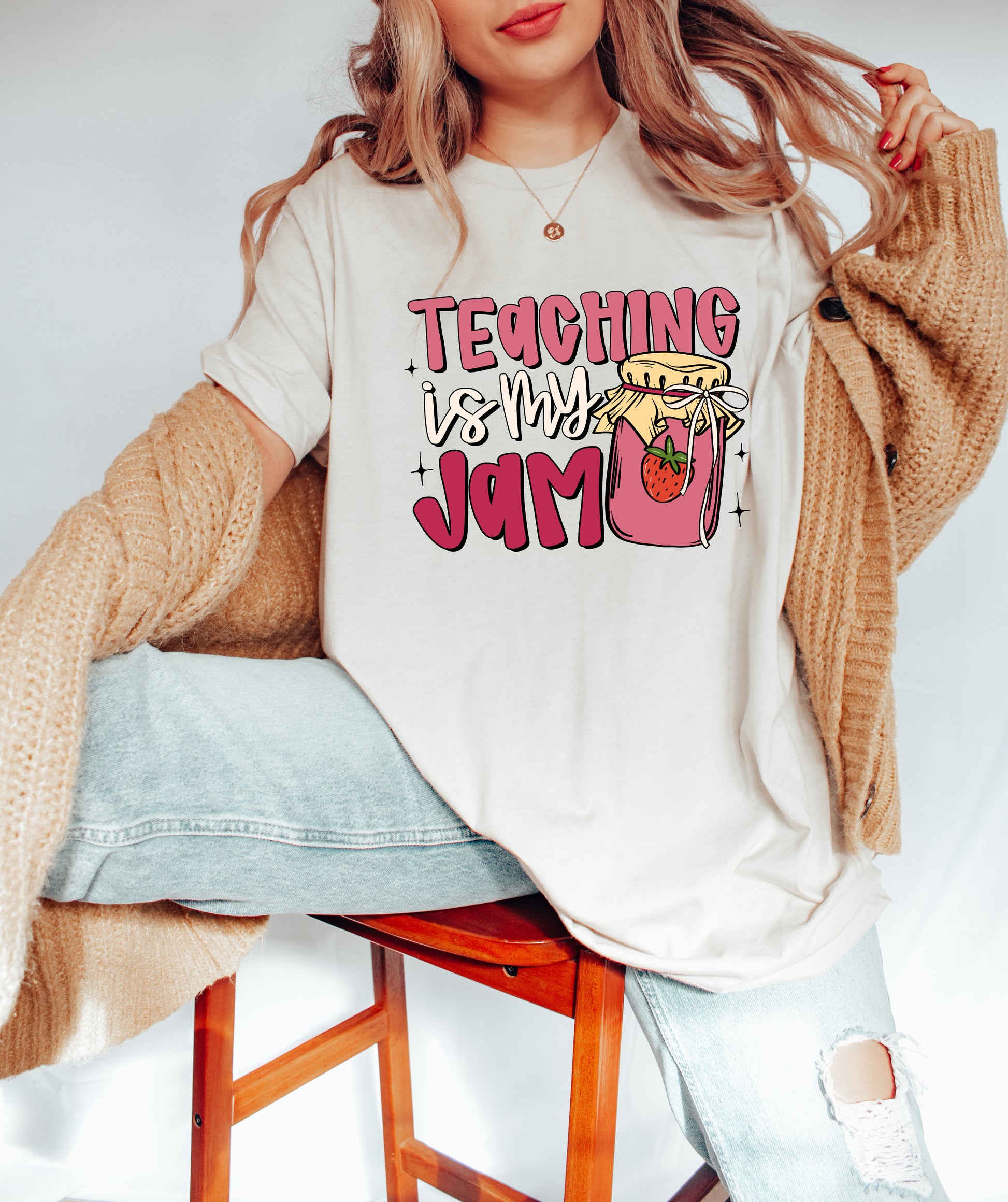 Teaching Is My Jam Adult T-shirt