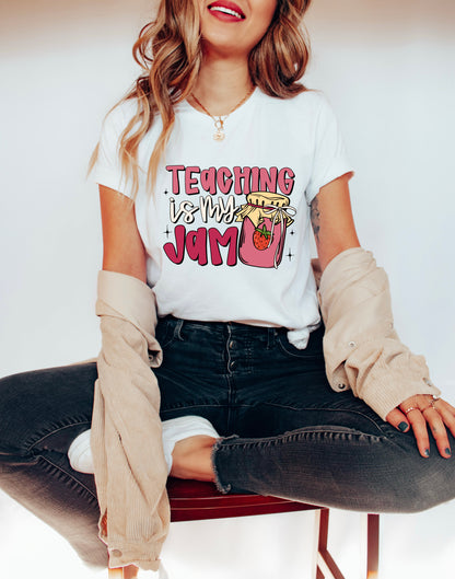 Teaching Is My Jam Adult T-shirt