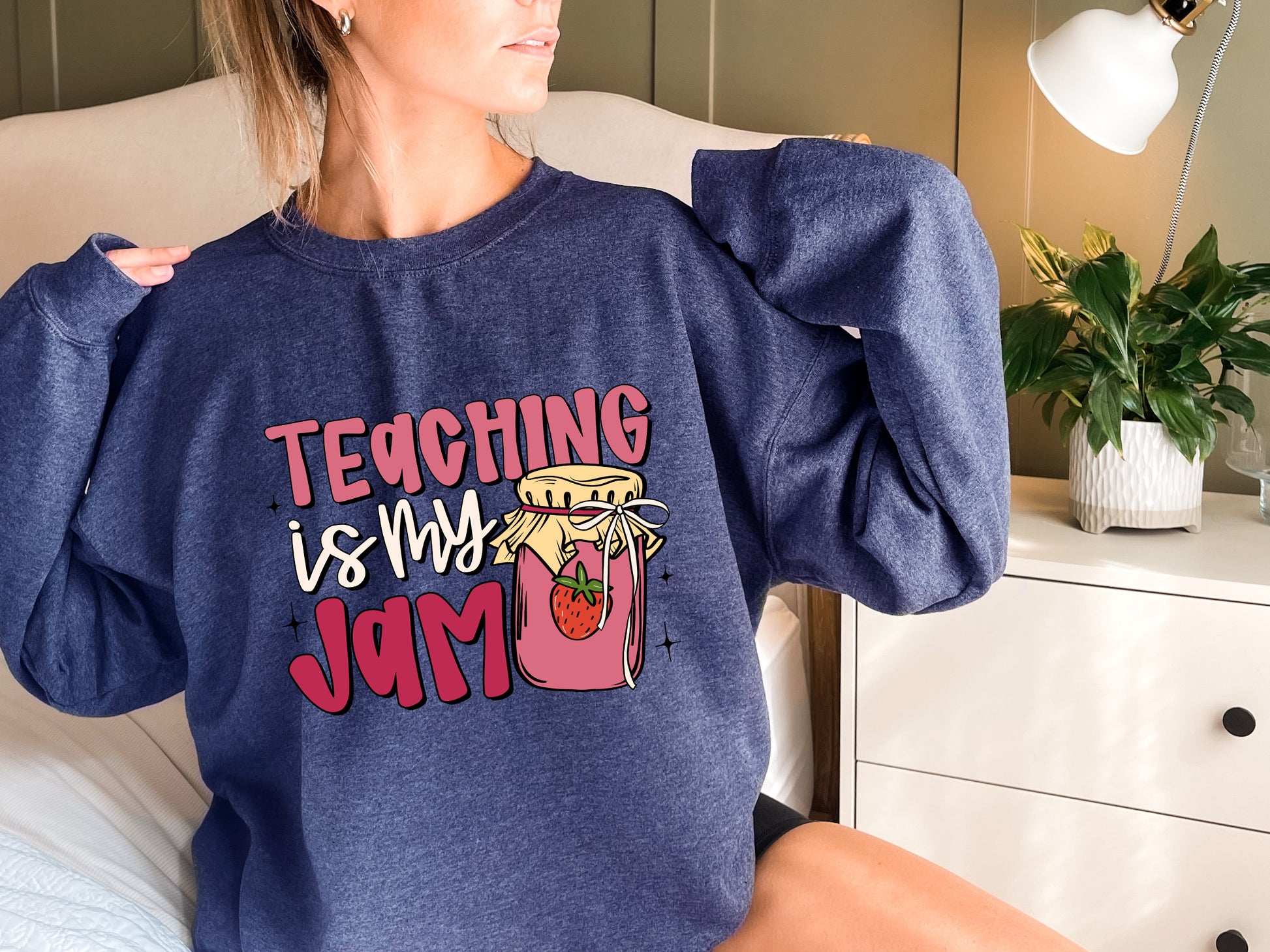 Teaching Is My Jam Adult Sweatshirt