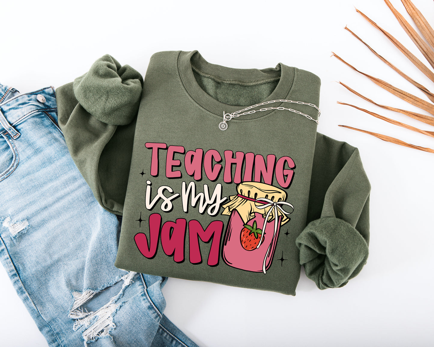 Teaching Is My Jam Adult Sweatshirt