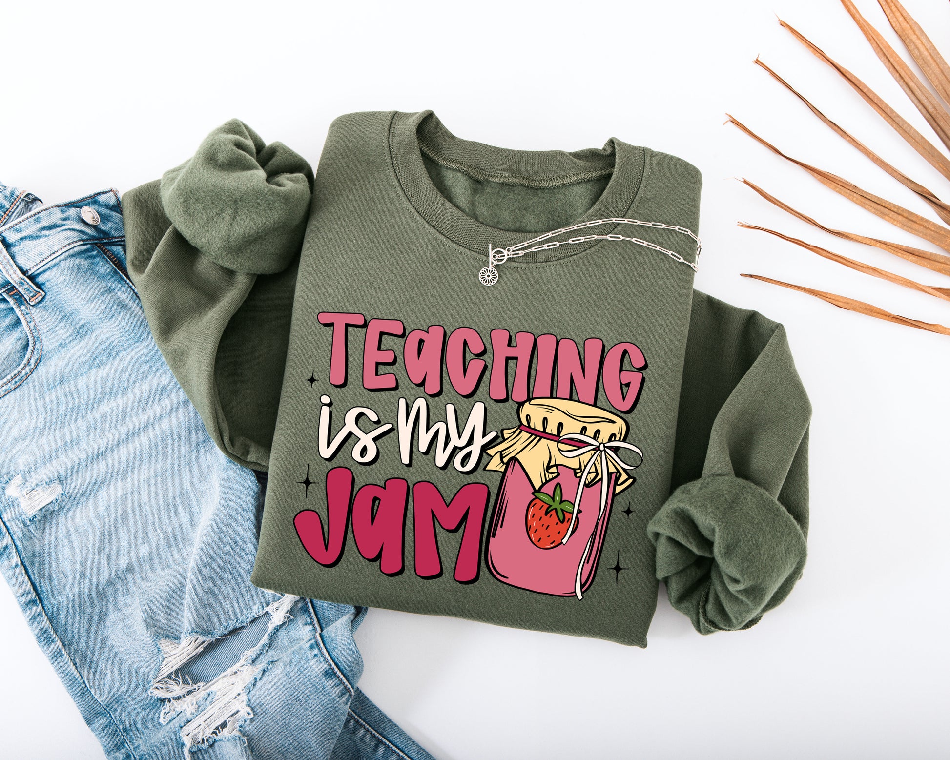 Teaching Is My Jam Adult Sweatshirt