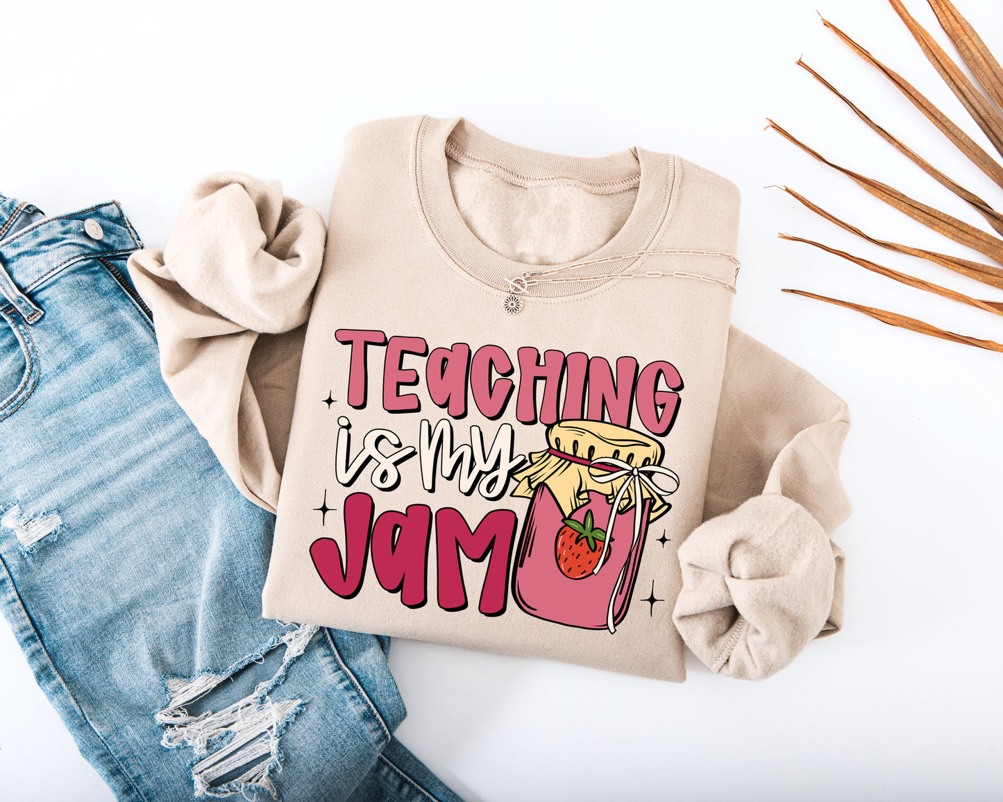 Teaching Is My Jam Adult Sweatshirt