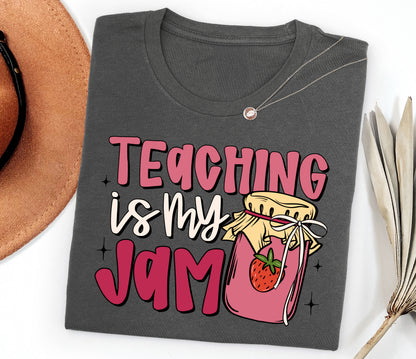 Teaching Is My Jam Adult T-shirt
