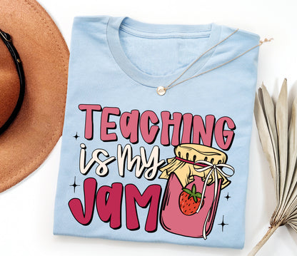 Teaching Is My Jam Adult T-shirt